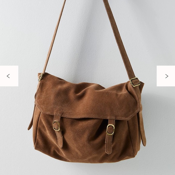 Free People Handbags - Free People Zahara Suede Messenger Bag